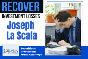 Joseph La Scala (Joseph Brian La Scala CRD# 3070261) is a registered broker and a previously registered investment advisor whose current employer is Aegis Capital Corp. (CRD#: 15007) of Melville, NY. His previous employers include Paulson Investment Company, Inc. (CRD#:5670), Gunnallen Financial, Inc. (CRD#:17609) of Hauppauge, NY, and Investec Ernst & Company (CRD#:266) of New York, NY.  He has been in the industry since 1998.  La Scala engaged in short-term trading in a customer’s 401(k) retirement account between July 2014 and April 2016 and exercised de facto control over the account with discretionary authority. However, the trades La Scala made were not consistent with the investment objectives and resulted in $90,720 in trading costs and $116,194 in losses for the customer.  Additionally, La Scala did not have written authorization from the customer to exercise this discretion in the customer’s account. Aegis’ written policies from January 2015 and April 2016 prohibited representatives from acting on behalf of a customer without their express written authorization. Although he did occasionally discuss trading with the customer, he did not discuss individual trades with the customer on the days he made transactions. 