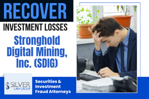 Stronghold Digital Mining, Inc. (SDIG) is the subject of a class action lawsuit and is being investigated by Silver Law Group regarding possible violations of the federal securities laws.  If you purchased shares of Stronghold Digital Mining, Inc. (SDIG), contact Silver Law Group at (800) 975-4345 or at ssilver@silverlaw.com. The deadline to apply to be lead plaintiff is June 13, 2022.  Stronghold Digital Mining is a New York-based Bitcoin mining company that also “operates coal refuse power generation facilities”.  Initial Public Offering (IPO)  Stronghold Digital Mining held its IPO in October, 2021 with the offering of over 7 million shares of common stock at $19 per share. Net proceeds from the offering were $132 million. B. Reiley Securities and Cowen were the book-running managers, with Tudor, Pickering, Holt & Co. as lead manager and D.A. Davidson & Co, Compass Point, and Northland Capital Markets as co-managers for the offering.