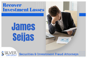 James Seijas (James Alan Seijas CRD# 2392901) is a former broker and investment advisor whose last known employer was Wells Fargo Clearing Services, LLC (CRD#:19616) of Short Hills, NJ. His former employers include TD Ameritrade, Inc. (CRD#:7870) of Morristown, NJ, Fidelity Brokerage Services LLC (CRD#:7784) of Wayne, NJ, and Barclays Capital Inc. (CRD#:19714) of New York, NY. He has been in the industry since 1997.  Seijas worked for Wells Fargo Clearing Services from March of 2013 through March of 2019, when he voluntarily resigned. However, on March 24th, 2020, Wells Fargo filed an amendment to his Uniform Termination Notice For The Security Industry Registration Form, or Form U5. In the amended version, Wells Fargo revealed for the first time that Seijas had been named as a defendant in a lawsuit alleging that he was misrepresenting investments as part of a Ponzi scheme.