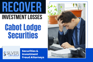 If Cabot Lodge Securities sold you L Bonds from GWG Holdings, Silver Law Group may be able to help you recover your investment losses. GWG Holdings filed for bankruptcy in April, 2022 and it is expected that L Bonds investors will lose a significant amount of their principal.   Silver Law Group represents GWG L Bonds investors in FINRA arbitration claims to recover their investment losses. Contact us at 800-975-4345 for a no-cost, confidential consultation.  GWG L Bonds Are Speculative Investments  GWG Holdings (GWGH) is a Texas-based financial services company that offers life insurance and alternative investments.  L Bonds are a type of bond that buys life insurance policies from the policy holder. Bond investors’ money finances the life insurance policy, and investors are paid when the policy holder dies. L Bonds can offer a higher return than other bonds, but they also involve considerable speculation and high risk.  Many investors claim that their broker-dealers, such as Cabot Lodge, did not inform them of the risks of investing in GWG L Bonds when they sold them and instead described them as a safe and secure source of income.
