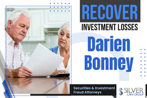 Darien Bonney (Darien Euclid Bonney CRD# 4899007) is a former registered broker last employed with MML Investors Services, LLC (CRD#:10409) of Scottsdale, AZ. He was previously employed with NY Life Securities INC. (CRD#:5167), also of Scottsdale. He has been in the industry since 2005.  Bonney has two similar customer disputes in the disclosures in his record. The first was filed on 7/12/2022, alleging that in late 2020, Bonney solicited the client to invest in “Spyglass Financial Strategies,” an entity Bonney himself owned. The client was led to believe that the investment would have no risks as it was related to oil. Bonney also drafted the promissory note himself. As of the filing date, the terms of that note have not yet been met, and the client has suffered losses. The client has requested damages of $1,053,250.00, and the case is currently pending.  The second disclosure was filed on 9/16/2022 and alleges that Bonney recommended an investment to them “without a reasonable basis.” The claimants allege that Bonney indicated that there were no risks involved despite being unregistered. They have requested that Bonney return their investment but have only received a portion of that money. The clients are requesting damages of $49,000.00, and the case is currently pending.