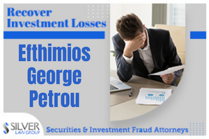 Efthimios George Petrou (CRD# 2672840) is a registered broker last employed with Arive Capital Markets (CRD#:8060) of Ronkonkoma, NY. He was also employed by J.P. Turner & Company, L.L.C. (CRD#:43177) of Middle Island, NY, Investec Ernst & Company (CRD#:266) of New York, NY, and Royce Investment Group, Inc. (CRD#:10494) of Woodbury, NY. He has been in the industry since 1995.  Following FINRA’s 2019 cycle exam of Arive Capital Markets, it was discovered that Petrou had engaged in excessive trading for a retired client. He was a 67 year old pharmacist who had a limited understanding of the stock market.  From January 2017 through October 2018, while employed with Arive, Petrou engaged in excessive trading which included the use of margins. Petrou recommended to his customer a total of 73 trades, all placed on margin. The total of all the trades meant that this customer paid $88,348.13 for commission and trade costs $7,958.52 for margin interest, totaling $96,306.65. This cost-to-ratio was 86%, indicating that the customer’s account would have to increase by 86% to break even. Petrou’s unsuitable recommendations led to the customer losing approximately $17,000 by following his advice.