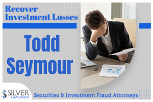 Todd Seymour (Todd Michael Seymour CRD# 3249733) is a previously registered broker and currently registered investment advisor last employed with Raymond James Financial Services, Inc. (CRD# 6694) of Clearwater, FL. He has one prior employer, Morgan Stanley (CRD#:149777), also of Clearwater, where he began his career in 2014.  Seymour’s CRD has two employment terminations on the same day, 11/5/2020. The first discharge was from Raymond James, and the second from Steward Partners Investment Advisory, LLC., with identical reasons for his discharge: ”Terminated for various policy violations, including conducting firm business through an outside email address, acting in an unapproved capacity for a client, and reuse of blank, signed forms for another client.” It is not clear from the CRD if or how the two firms might be affiliated.